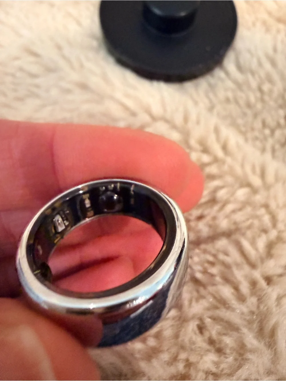 Oura Ring Horizon Gen 3- Silver (size 8)